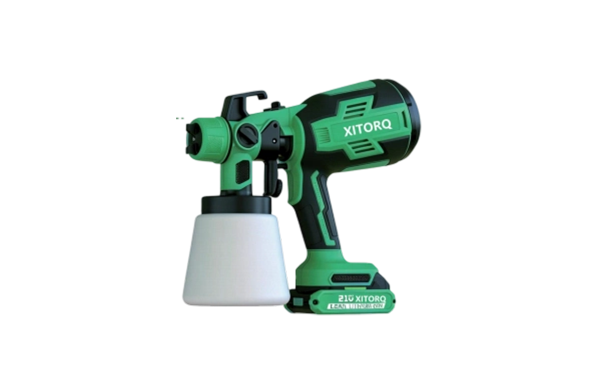 Pistola de pulverização sem fio de íons de lítio de 21 V (modelo de avião pequeno) - atomização de alta pressão, sem necessidade de compressor