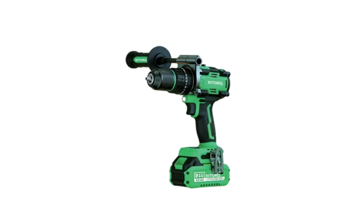 XJ.617 Furadeira/parafusadeira sem escova de íons de lítio de 21 V (serviço pesado) — Torque de 170 N·m, 3 velocidades