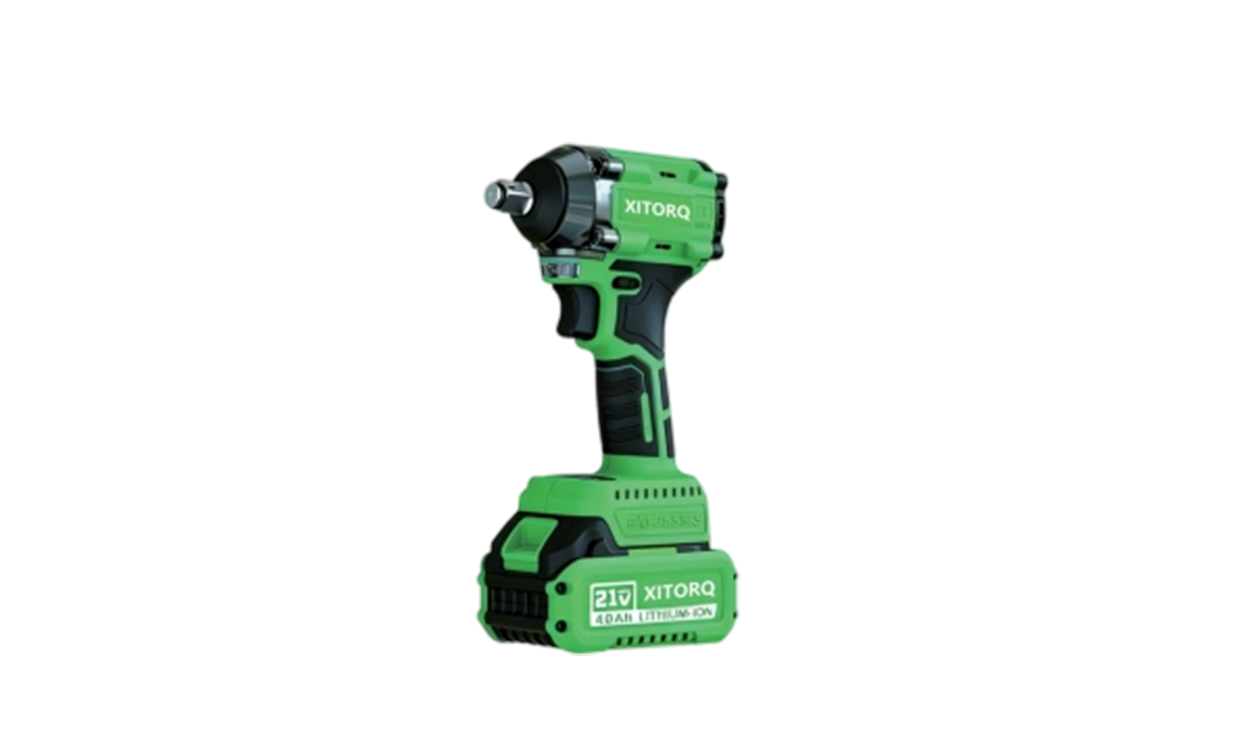 Chave de impacto sem escova de íon de lítio de 21 V XJ.523 (serviço pesado) — Torque de 350 N·m, ajustável em 4 velocidades