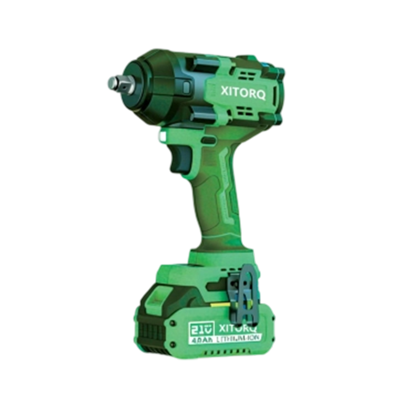 Chave de impacto sem escova de íon de lítio de 21 V XJ.580 (serviço médio) — Torque de 850 N·m, ajustável em 3 velocidades Chave de impacto sem escova de íon de lítio de 21 V XJ.580 (serviço médio) — Torque de 850 N·m, ajustável em 3 velocidades