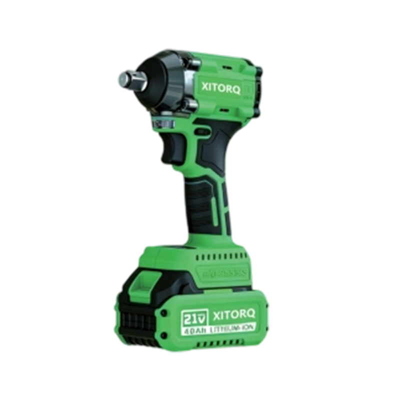 Chave de impacto sem escova de íon de lítio de 21 V XJ.523 (serviço pesado) — Torque de 350 N·m, ajustável em 4 velocidades Chave de impacto sem escova de íon de lítio de 21 V XJ.523 (serviço pesado) — Torque de 350 N·m, ajustável em 4 velocidades
